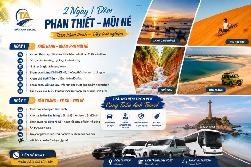 Thuê xe đi Phan Thiết